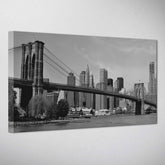 New York - Ponte di Brooklyn Bianco e Nero